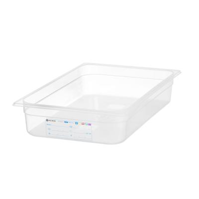 Kontejner GN 1/1 HACCP, HENDI, GN 1/1, 12L, Průhledná, 530x325x(H)100mm | 880074